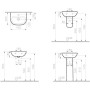 VitrA S20 Handwaschbecken 45 cm