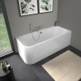 Duravit Happy D.2 Badewanne Rechteck 180 x 80 cm, mit angeformter Acrylverkleidung