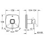 GROHE Grandera Einhand-Brausebatterie für Rapido SmartBox