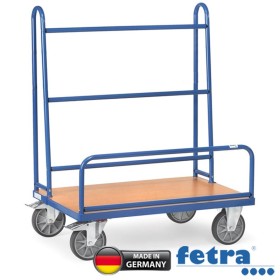 Fetra Chariot porte-panneaux supports tubulaires fixes, capacité 60...