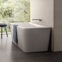 Villeroy & Boch Squaro Edge 12 Excellence Duo Badewanne 180 x 80 cm freistehend mit Wasserzulauf