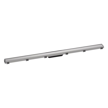 hansgrohe RainDrain Match Fertigset Duschrinne 120 cm, mit höhenverstellbarem Rahmen