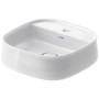 Duravit Zencha Aufsatzbecken 42 x 42 cm, mit Hahnlochbank