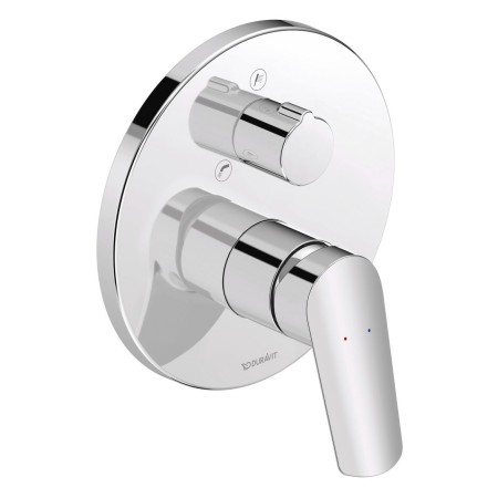 Duravit No. 1 Einhebel-Wannenmischer Unterputz ohne Grundkörper