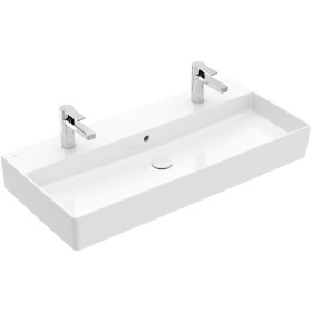 Villeroy & Boch Memento 2.0 Lavabo 100 cm avec 2 trous de robinet, avec trop-plein