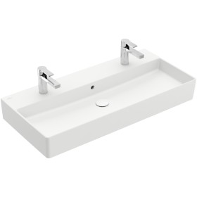 Villeroy & Boch Memento 2.0 Waschtisch 100 cm mit 2 Hahnlöchern, mit Überlauf