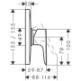 hansgrohe Talis E Einhebel-Brausemischer Highflow Unterputz