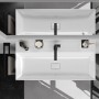 hansgrohe Xevolos E Waschtisch 100 x 48 cm mit Hahnloch ohne Überlauf