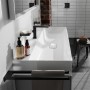 hansgrohe Xevolos E Waschtisch 100 x 48 cm mit Hahnloch ohne Überlauf