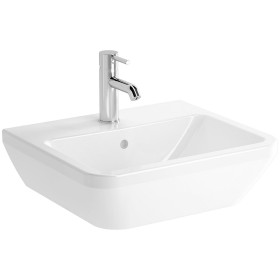Lavabo VitrA Integra 50 cm, con troppopieno, 1 foro per rubinetto al centro