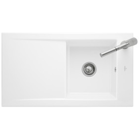 Évier Villeroy & Boch Timeline 50 flat, bonde avec actionnement manuel