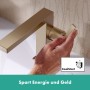 hansgrohe Tecturis E Einhebel-Waschtischarmatur 210 Fine CoolStart mit Schwenkauslauf und Push-Open Ablaufgarnitur