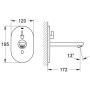 GROHE Eurosmart Cosmopolitan E Bluetooth Infrarot-Elektronik für Waschtisch DN 15