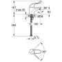 GROHE Euroeco Special Einhand-Sicherheitsmisch-Waschtischbatterie