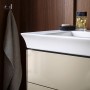 Duravit White Tulip Möbel-/Waschtisch 75 cm, mit Überlauf ohne Hahnloch