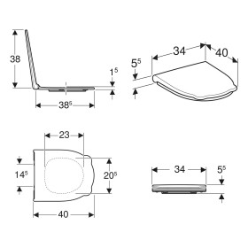 Geberit Bambini WC-Sitz für Kinder