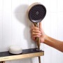 hansgrohe Rainfinity Wandanschluss Porter 500 mit Ablage und Brausehalter rechts