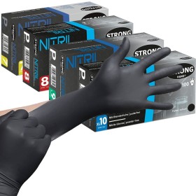 1 karton (10pack x 100stk.) Shatin Nitril Einweghandschuhe puderfrei