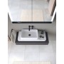 Duravit Qatego Steinkonsolen-Set mit Waschtisch mit Konsole 100 x 41 cm
