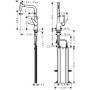 hansgrohe Talis Select M51 Einhebel-Küchenmischer 300, Ausziehbrause, 2jet, sBox