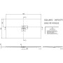 Villeroy & Boch Squaro Infinity Duschwanne 180 x 100 cm