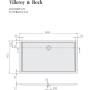 Villeroy & Boch Futurion Flat Duschwanne 160 x 90 cm