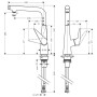 hansgrohe Talis Select M51 Einhebel-Küchenmischer 300, 1jet
