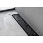 hansgrohe RainDrain Match Fertigset Duschrinne 90 cm, mit höhenverstellbarem Rahmen