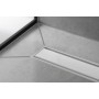 hansgrohe RainDrain Match Fertigset Duschrinne 90 cm, mit höhenverstellbarem Rahmen