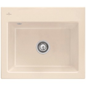 Évier encastrable Villeroy & Boch Subway 60 S FLAT avec bonde à action manuelle