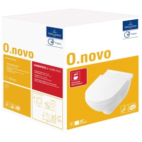 Pack WC suspendu Villeroy & Boch O.novo avec abattant