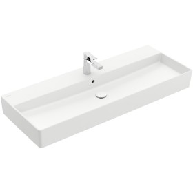 Villeroy & Boch Memento 2.0 Vasque 120 cm avec 1 trou de robinet, avec trop-plein