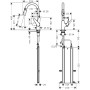 hansgrohe Focus M42 Einhebel-Küchenmischer 220, Ausziehbrause, 2jet, sBox