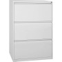 Wolfstahl Hängeregistraturschrank doppelbahnig 3 Schubladen 76 x 62 x 101 cm