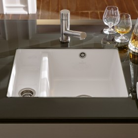 Villeroy & Boch Subway 60 XU Unterbauspüle, Ablaufgarnitur mit Handbetätigung