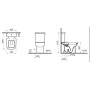 VitrA S20 keramischer Aufsatzspülkasten für Kombination