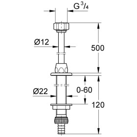 GROHE Eggemann Original WAS Spülendurchführung DN 15