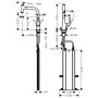 hansgrohe Talis Select M51 Einhebel-Küchenmischer 220, Ausziehauslauf, 1jet, sBox