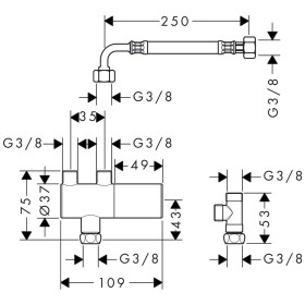 hansgrohe Untertischthermostat