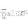 Villeroy & Boch Vicare Tiefspül-WC spülrandlos 36 x 70 cm