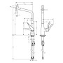 hansgrohe Metris Select M71 Einhebel-Küchenmischer 320, Ausziehbrause, 2jet