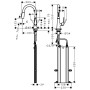 hansgrohe Talis M51 Einhebel-Küchenmischer 160, Ausziehbrause, 2jet, sBox
