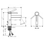 hansgrohe Finoris Einhebel-Waschtischarmatur 110 mit Zugstangen-Ablaufgarnitur