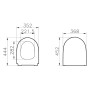 VitrA Sento WC-Sitz Slim Wrap