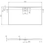 Villeroy & Boch Architectura Metalrim Duschwanne 150 x 80 x 4,8 cm