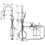 hansgrohe Aqittura M91 Filtersystem 210, Ausziehauslauf, 1jet, Starter Set
