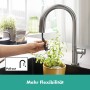 hansgrohe Aqittura M91 Filtersystem 210, Ausziehauslauf, 1jet, Starter Set