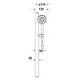 Duravit Brauseset mit Handbrause 3jet 11 cm MinusFlow