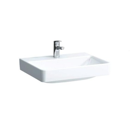 LAUFEN PRO S Clinic Waschtisch 60 x 46,5 cm mit 1 Hahnloch, ohne Überlauf