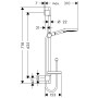hansgrohe Raindance Select S 120 Unica Set 65 cm